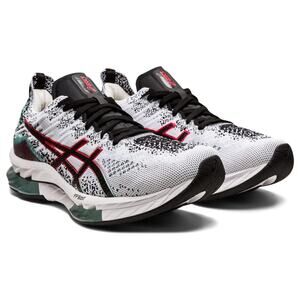 ASICS Kinsei Blast Men's Running Shoes White Black 1011B203-109 Size 8.5 US